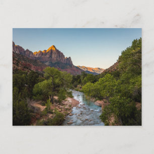 Sunrise Over the Watchman Postcard