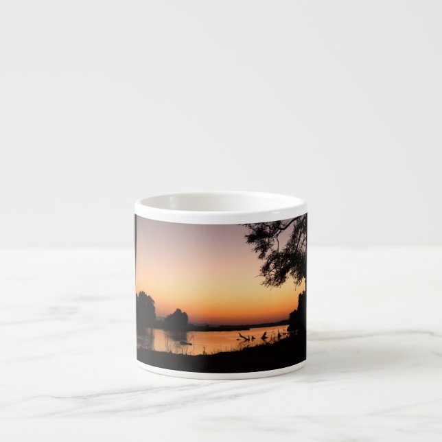 Sunrise over the Zambesi River Espresso Cup (Front)