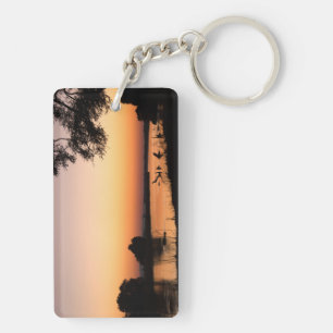 Sunrise over the Zambesi River Keychain
