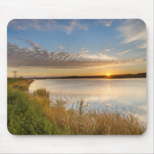 Sunrise Over Wetlands At Arrowwood National Mouse Pad