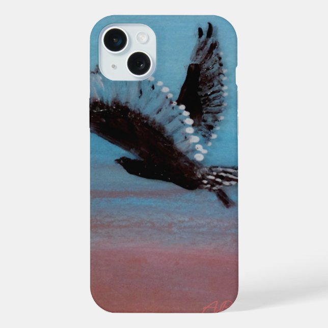 Sunrise Owl Art iPhone Case (Back)