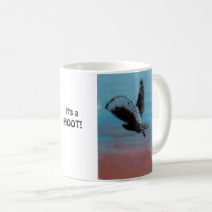 Sunrise Owl Painting "it's a hoot"! Coffee Mug