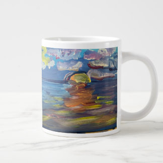Sunrise Painting Jumbo Coffee Mug