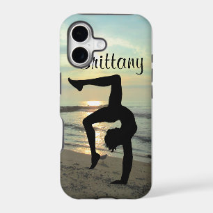 SUNRISE PERSONALIZED GYMNASTICS IPHONE CASE