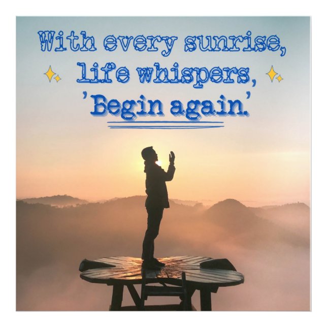 Sunrise Photo Print (Front)