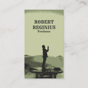 sunrise potrait 8 bits lux carte de visite