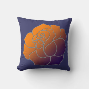 Sunrise Rose Reversible Pillow