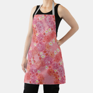 Sunrise Roses Floral Apron