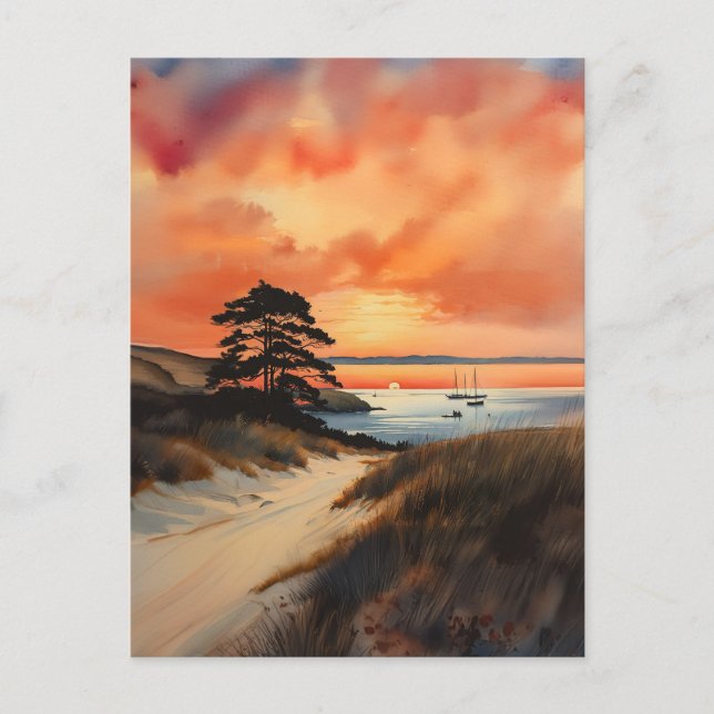 Sunrise Serenity at Buzzard's Bay Postcard (Front)