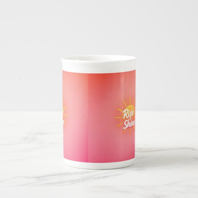 Sunrise Serenity Bone China Mug (Front)