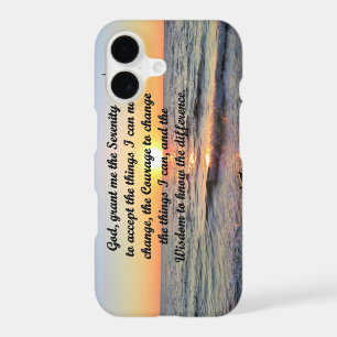 SUNRISE SERENITY PRAYER IPHONE CASE