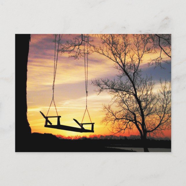 Sunrise silhouette postcard (Front)