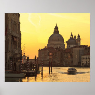 Sunrise sky colours near San Maria Del Giglio Poster