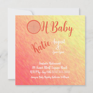 Sunrise Sparkle-Baby Shower-Gender Neutral- Invitation