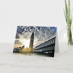 Sunrise, St. Mark's Square Card