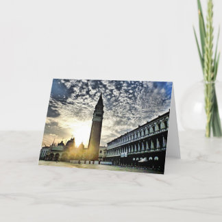 Sunrise, St. Mark's Square Card