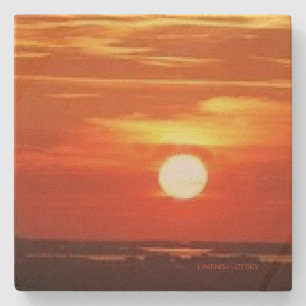 Sunrise Stone Coaster