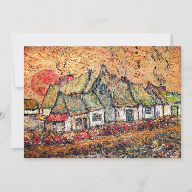 Sunrise Summer Solstice Party Invitation (Front)