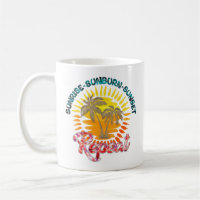Sunrise-Sunburn-Sunset-Repeat | Golden Palm Trees