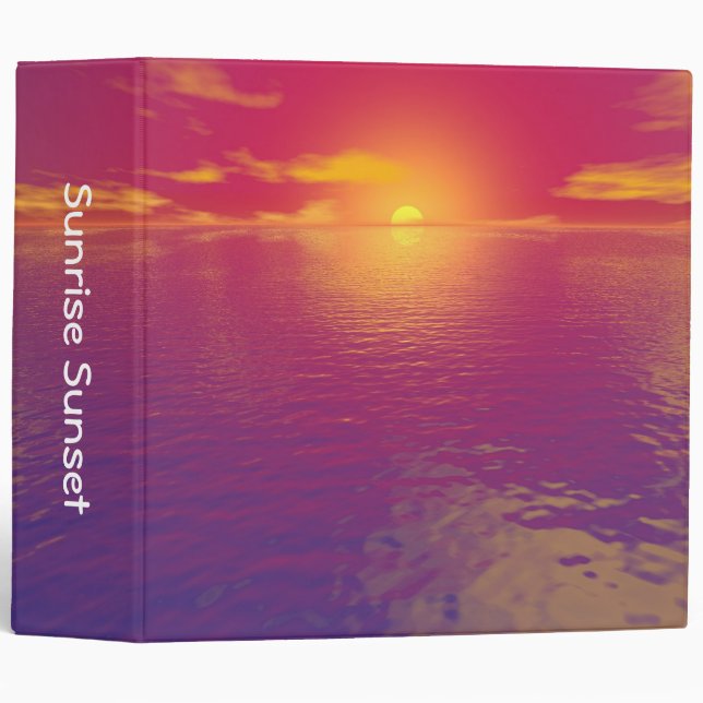 Sunrise Sunset (1in) Binder (Front/Spine)