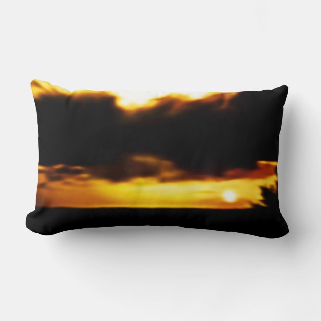 Sunrise / Sunset Blur Pillow (Front)