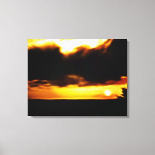 Sunrise / Sunset Blur Wrapped Canvas (Front)