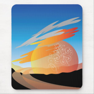 sunrise sunset mouse pad