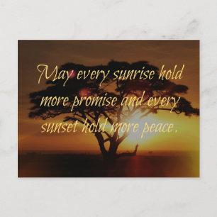Sunrise, Sunset Postcard