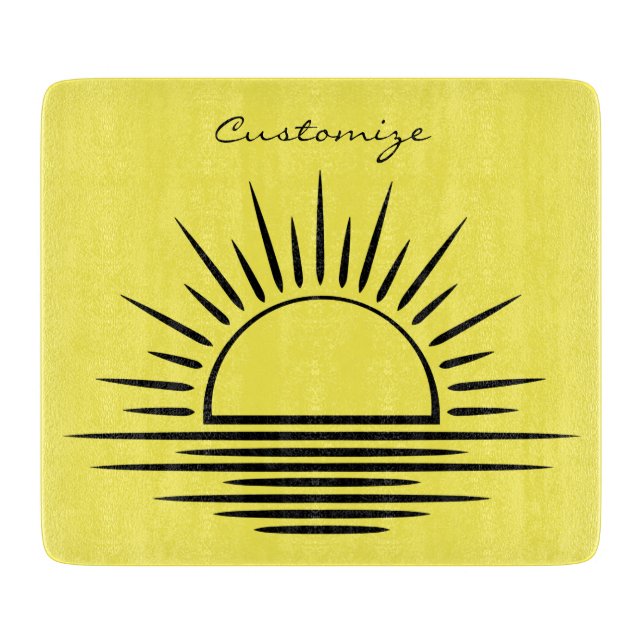 Sunrise/Sunset Reflection Thunder_Cove Cutting Board (Front)