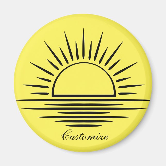 Sunrise/Sunset Reflection Thunder_Cove Magnet (Front)