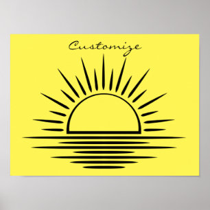 Sunrise/Sunset Reflection Thunder_Cove Poster