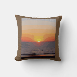 SUNRISE-SUNSET THROW PILLOW