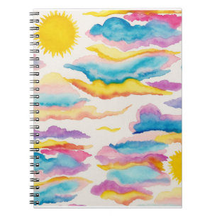 Sunrise Sunset Watercolor Journal
