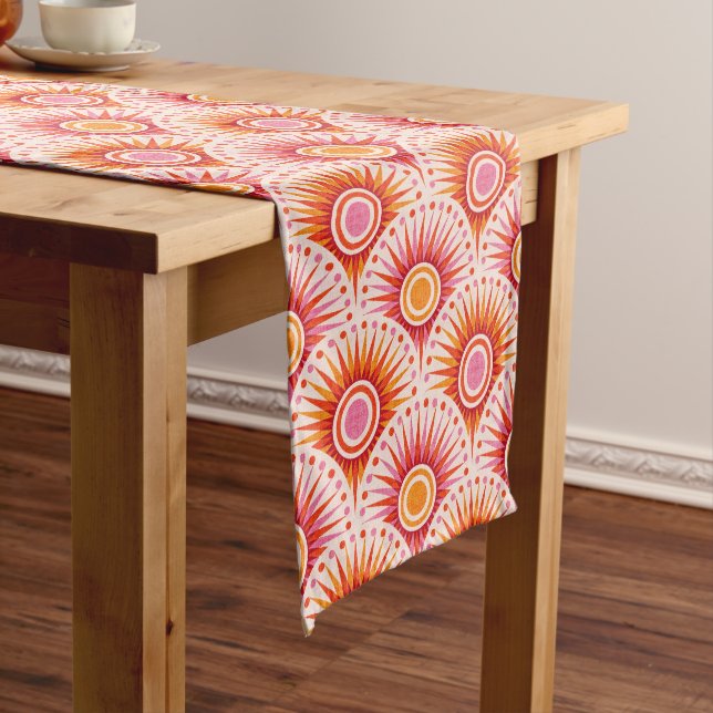 Sunrise... sunshine... sunset! long table runner (In Situ)