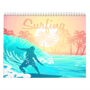 Sunrise Surfer Calendar