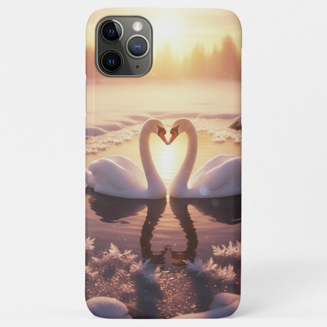 Sunrise Swans - beautiful enchanting Case-Mate iPhone Case (Back)
