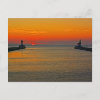 Sunrise through the Canal Postcard