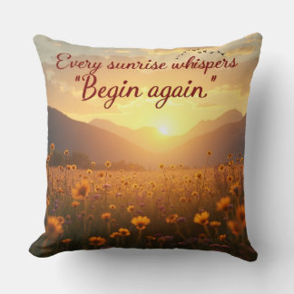 Sunrise Throw Pillow 20 x 20