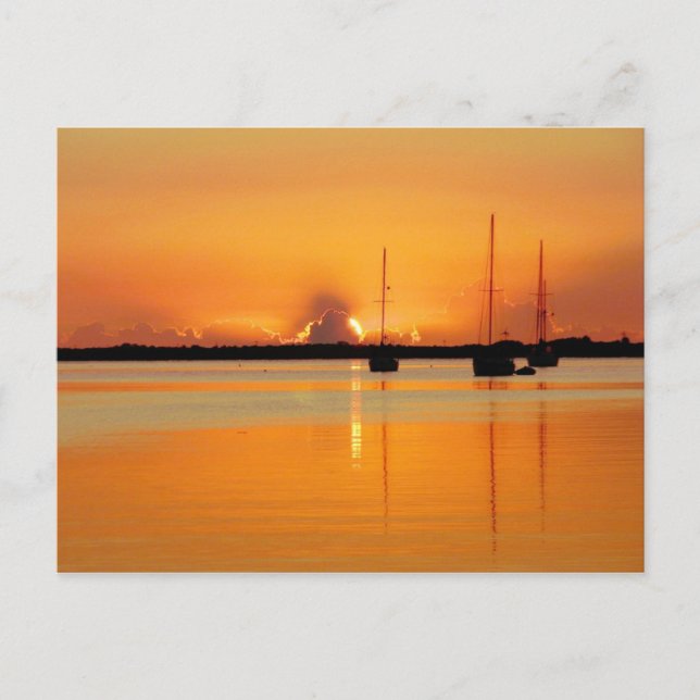 Sunrise, Titusville (Cape Canaveral) Florida Postcard (Front)