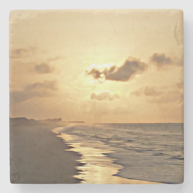 Sunrise Topsail Stone Coaster (Front)