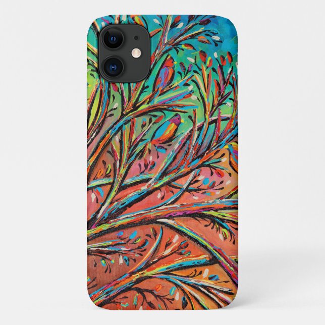 Sunrise Treetop Birds II Case-Mate iPhone Case (Back)