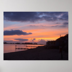 Sunrise Wells Next The a Sea Norfolk Poster