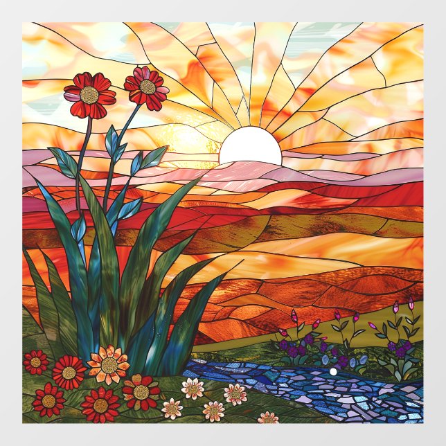 Sunrise Window Cling (Sheet)