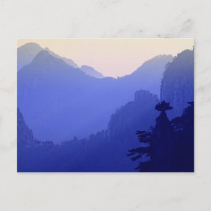 Sunrise, Yellow Mountain, Huangshan, China Postcard