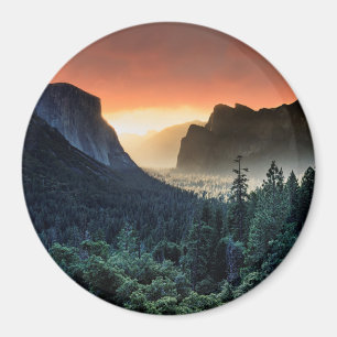 Sunrise   Yosemite National Park Magnet