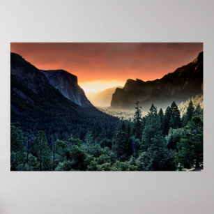 Sunrise   Yosemite National Park Poster