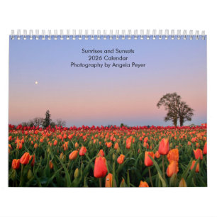 Sunrises and Sunsets 2026 Calendar