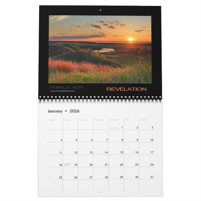 Sunrises & Sunsets 2012 Calendar (Jan 2026)