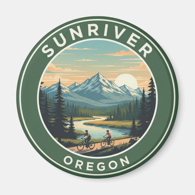 Sunriver Oregon Travel Magnet (Front)