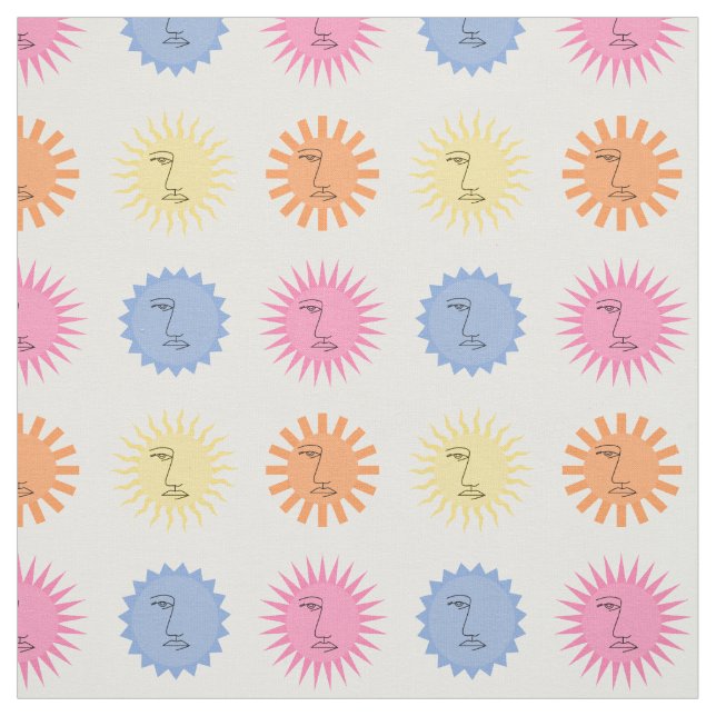 Suns Fabric (Swatch)